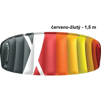 Kiteboard Kite komorový CROSS Air červeno-žlutý - vel. 1,5 m