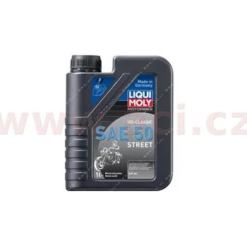 Motorový olej LIQUI MOLY Motorbike HD-Classic SAE 50 Street, minerální motorový olej 1 l