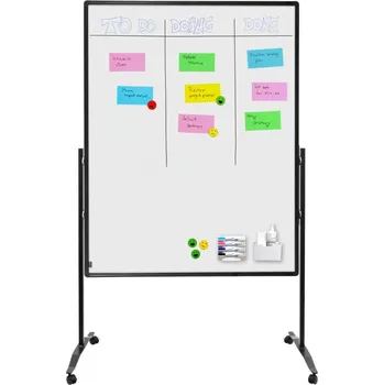 Legamaster Ochranná mobilní dělící stěna PREMIUM 150 x 120 cm, lakovaná bílá tabule LEG-7204910