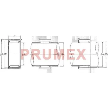 NTN RNAO-30X40X17 jehlové ložisko bez vnitřního kroužku