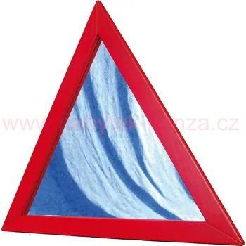 Zrcadlo DE91053 Zrcadlo trojúhelník v rámu (55cm)