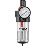 NEO TOOLS Vypouštěcí filtr s redukčním ventilem 1/2" kovové tělo