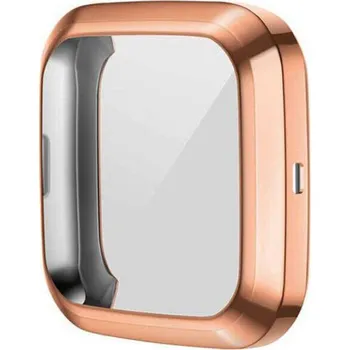 Silikonový kryt pro Fitbit Versa 2 - Růžově zlatý
