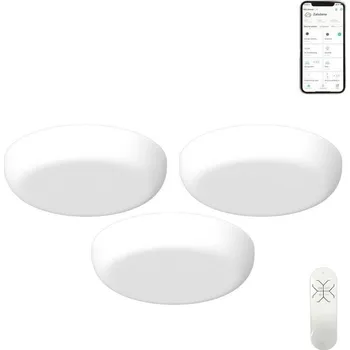 Stropní světlo IMMAX NEO PRACTICO 07109KD Smart LED 18cm 24W bílé 3x + ovladač, Zigbee 3.0