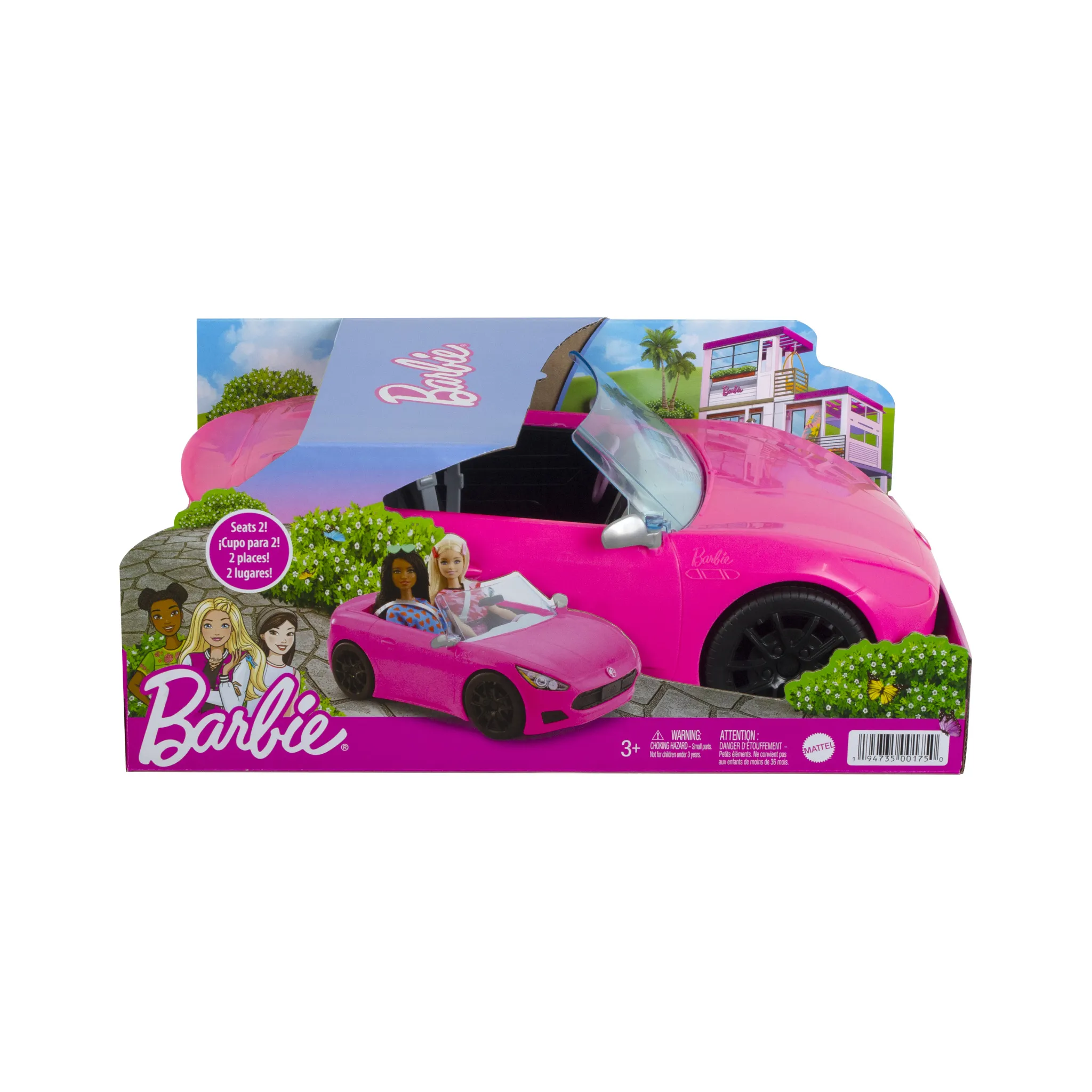 Fotografie 12 - Doplněk pro panenku Barbie Stylový kabriolet HBT92