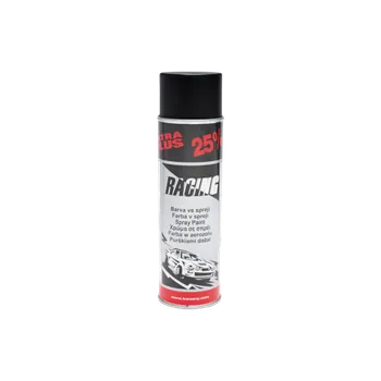 Barva ve spreji RACING černý polomat 500ml