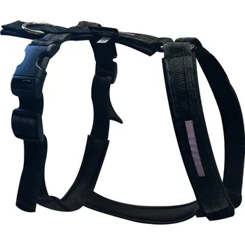 Postroj pro psa Postroj podšitý jednobarevný ROYAL (S, černá)