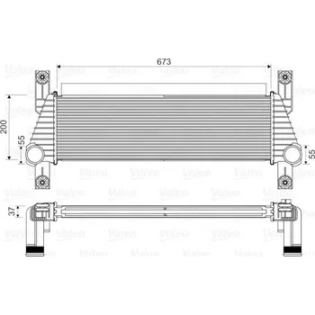 Chladič motoru Chladič turba VALEO 818352