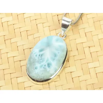 Přívěsek Přívěsek larimar s úchytem Ag 925/1000 8,9g