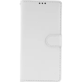 Pouzdro na mobilní telefon Obal Xiaomi Redmi Note 8 Pro knížkový bílý s přezkou (kryt neboli pouzdro na Xiaomi Redmi Note 8 Pro)