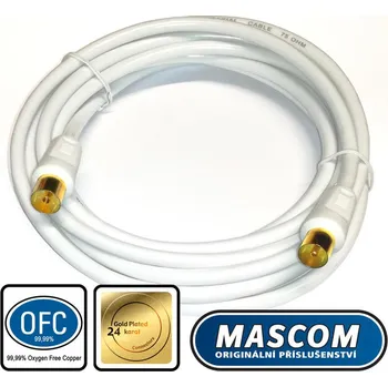 Satelitní technika Anténní účastnický kabel 3m, HDTV