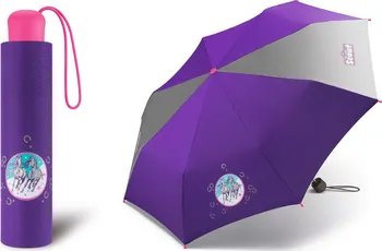 Deštník Scout Wild Horse fialový