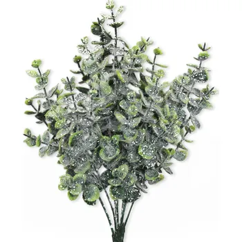 umělá květina Eucalyptus vánoční umělý 34cm