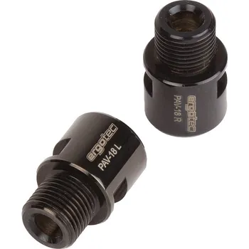 Pedál na kolo Ergotec Pedal Axle adapter 9/16" černý (Prodloužení osy pedálu Ergotec Pedal Axle adapter 9/16" černý)