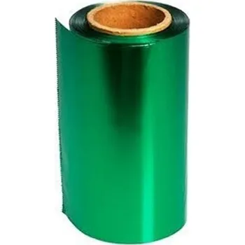 Dekorační alobal 50 m x 12 cm, 12 mic - zelený