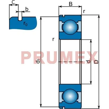 ZKL 6202 N kuličkové ložisko