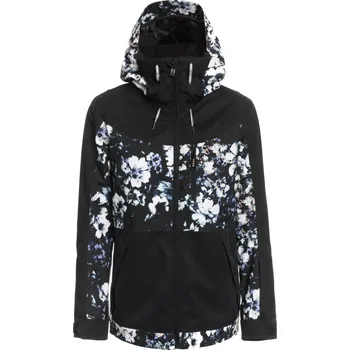 ROXY Presence Parka KVJ1 True Black Black Flowers