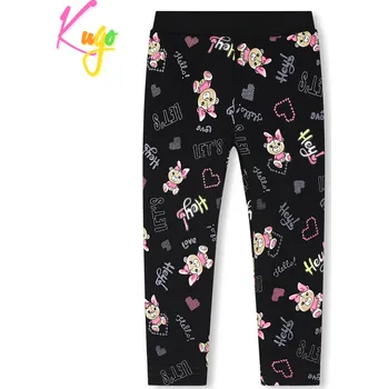 Dívčí legíny, zateplené - KUGO YL8731, černá Barva: Černá, Velikost: 80