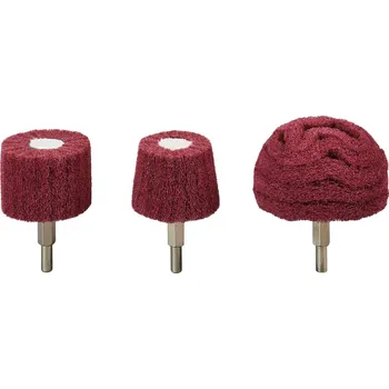 Brusný kotouč PARKSIDE® Sada brusných a lešticích kotoučů (sada kotoučů z rouna PVSM 3 A1, 3dílná)