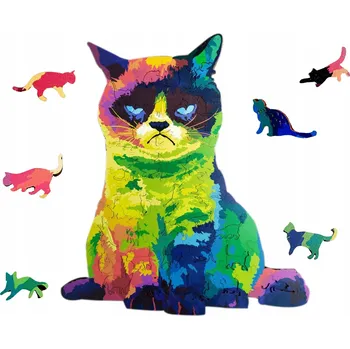 3D puzzle Dřevěné puzzle Puss/L