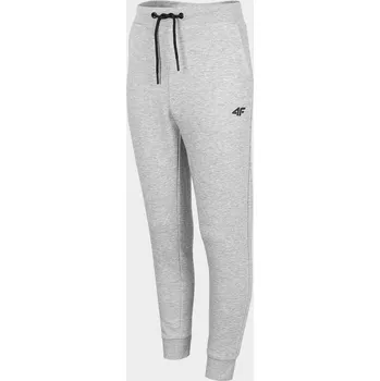 4F HJZ22-JSPMD001 COLD LIGHT GREY MELANGE Dětské tepláky EU 140 HJZ22-JSPMD001 COLD LI GREY M