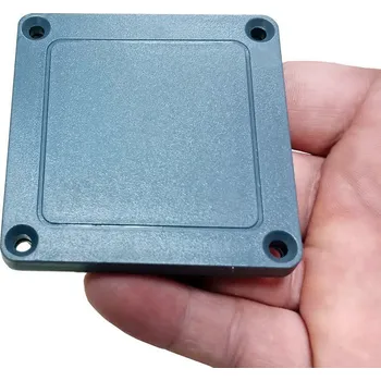 Mifare S50 13.56MHz RFID tag - z tvrdého ABS plastu, anti-metal 65x65 Zelená