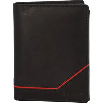 Peněženka Pánská kožená peněženka černá - Diviley Rouhan R černá