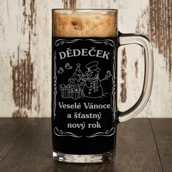 Sklenice Vánoční půllitr s volitelným textem100.052