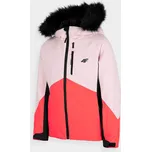 4F HJZ22-JKUDN003 LIGHT PINK Dětská lyžařská bunda EU 128