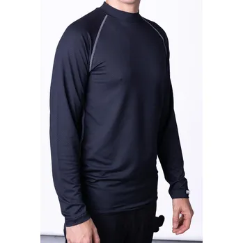 Pánské tričko nanosilver® termo triko s MERINO vlnou nanosilver® Černá XXL