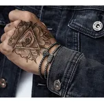 B-TOP Sada náramků z hematitových korálků Lev