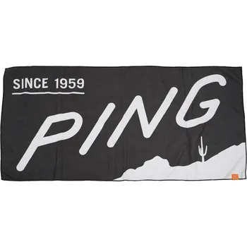Ping ručník PP58 Camelback Players Towel - bílo černý Limited