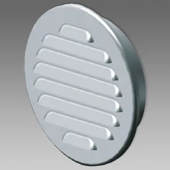 Větrací mřížka Mřížka větrací kruhová NEREZ se síťovinou 100mm