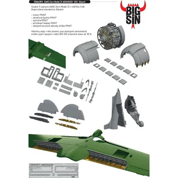 Plastikový model Eduard 1/48 A6M2 Zero Model 21 ADVANCED (EDUARD)