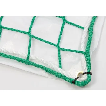 Pletivo BERGER – HUCK Záchytná síť proti pádu PP 5 mm s neprodyšnou plachtou 10,0 x 12,0 m, zelená