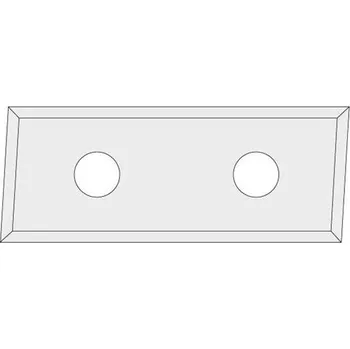 Příslušenství k frézce IGM N017 Žiletka tvrdokovová Z4 zkosená 3° - 28,3x12x1,5 LH LaminoMDF