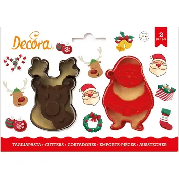 Vykrajovátko Decora VYKRAJOVÁTKA SADA - SANTA A SOB 2ks