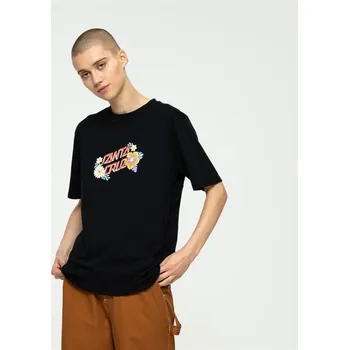 SANTA CRUZ triko - Free Spirit Floral T-Shirt Black (BLACK) velikost: 10