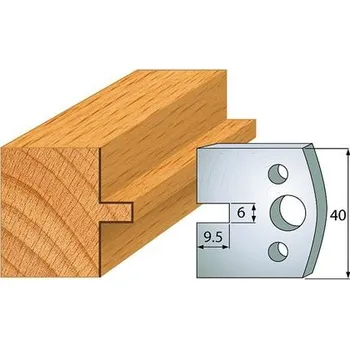 Fréza IGM profil 017 - pár nožů 40x4mm SP