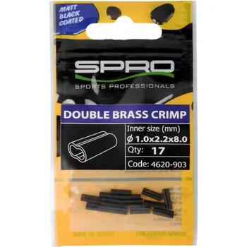 SPRO krimpovací trubičky MB Double Brass Crimp 17ks 1,00
