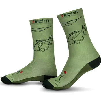 Delphin Carp ponožky zelené 41-46