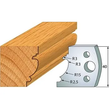 Fréza IGM profil 121 - pár nožů 40x4mm SP
