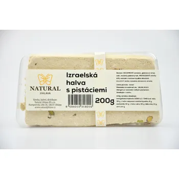 Natural Jihlava Chalva Izrael s pistáciemi 200 g