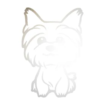 Polep vozidla SAMOLEPKA Pes 176 pravá (82 - odrazková reflexní bílá) NA AUTO, NÁLEPKA, FÓLIE, POLEP, TUNING, VLASTNÍ TEXT, TISK, AUTOSAMOLEPKY.cz, POLEPY, OBRÁZEK, LOGO, SAMOLEPKY