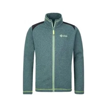 Chlapecká mikina Kilpi REGIN-JB tmavě zelená SJ0202KI 110; Zelená mikina