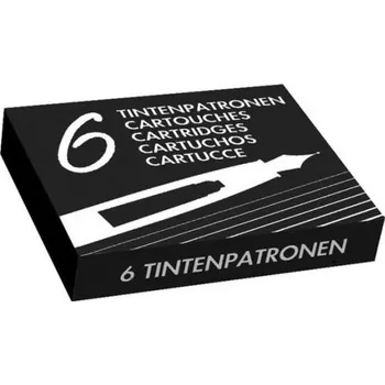 Náplň do psacích potřeb Bombičky černé inkoustové 6ks