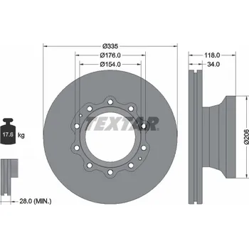 Brzdový kotouč Brzdový kotouč BREMBO 09.B562.10