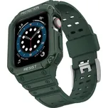 Kryt / pouzdro pro Apple Watch 44mm / 45mm - celotělové + řemínek - odolný - zelený