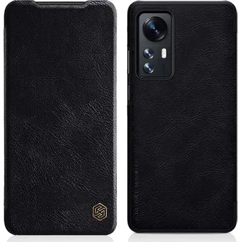 Pouzdro na mobilní telefon Nillkin Qin Book pro Xiaomi 12/12X černé