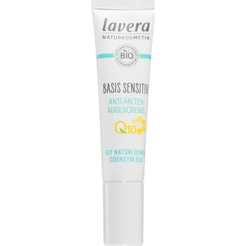 Péče o oční okolí Lavera Basis Sensitiv Q10 oční krém proti otokům a vráskám s koenzymem Q10 15 ml